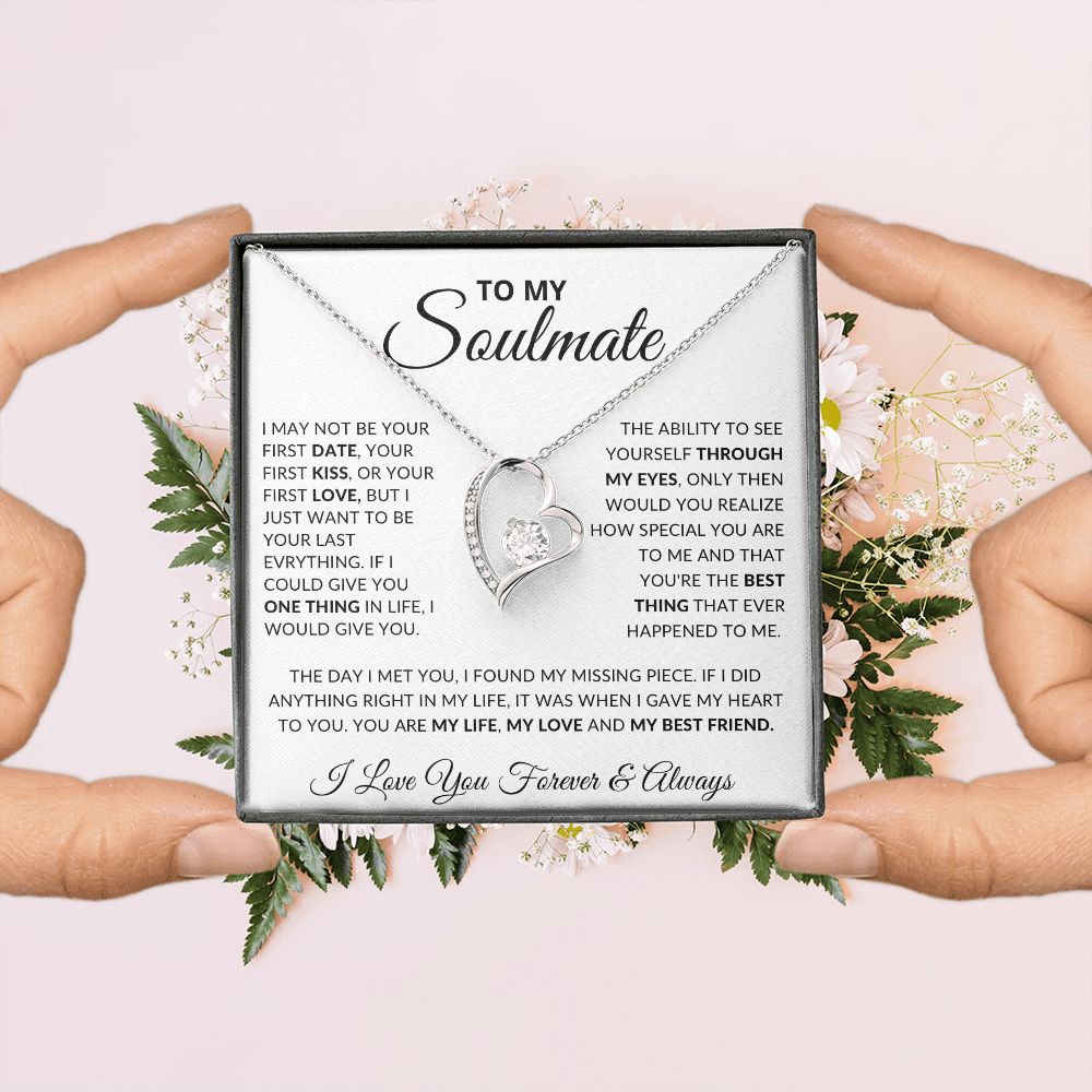To My Soulmate- Forever Love Necklace