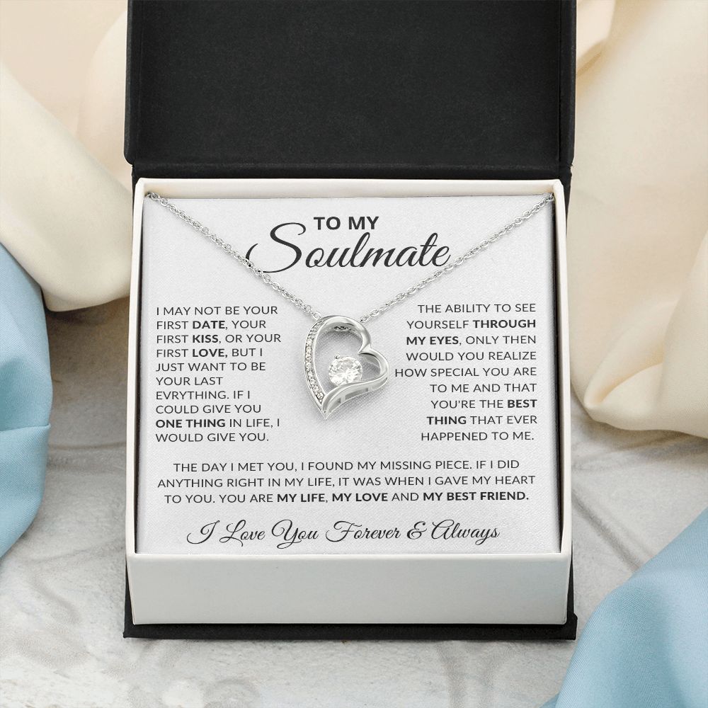 To My Soulmate- Forever Love Necklace