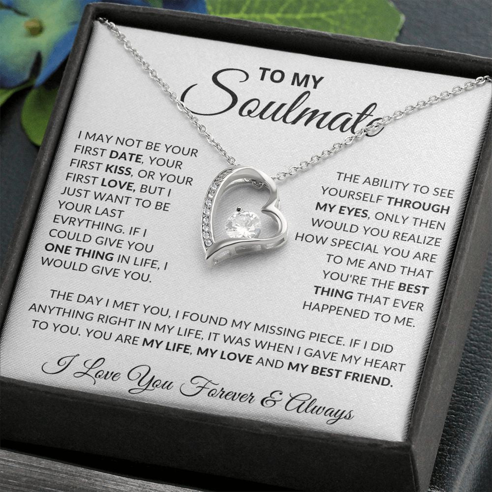 To My Soulmate- Forever Love Necklace