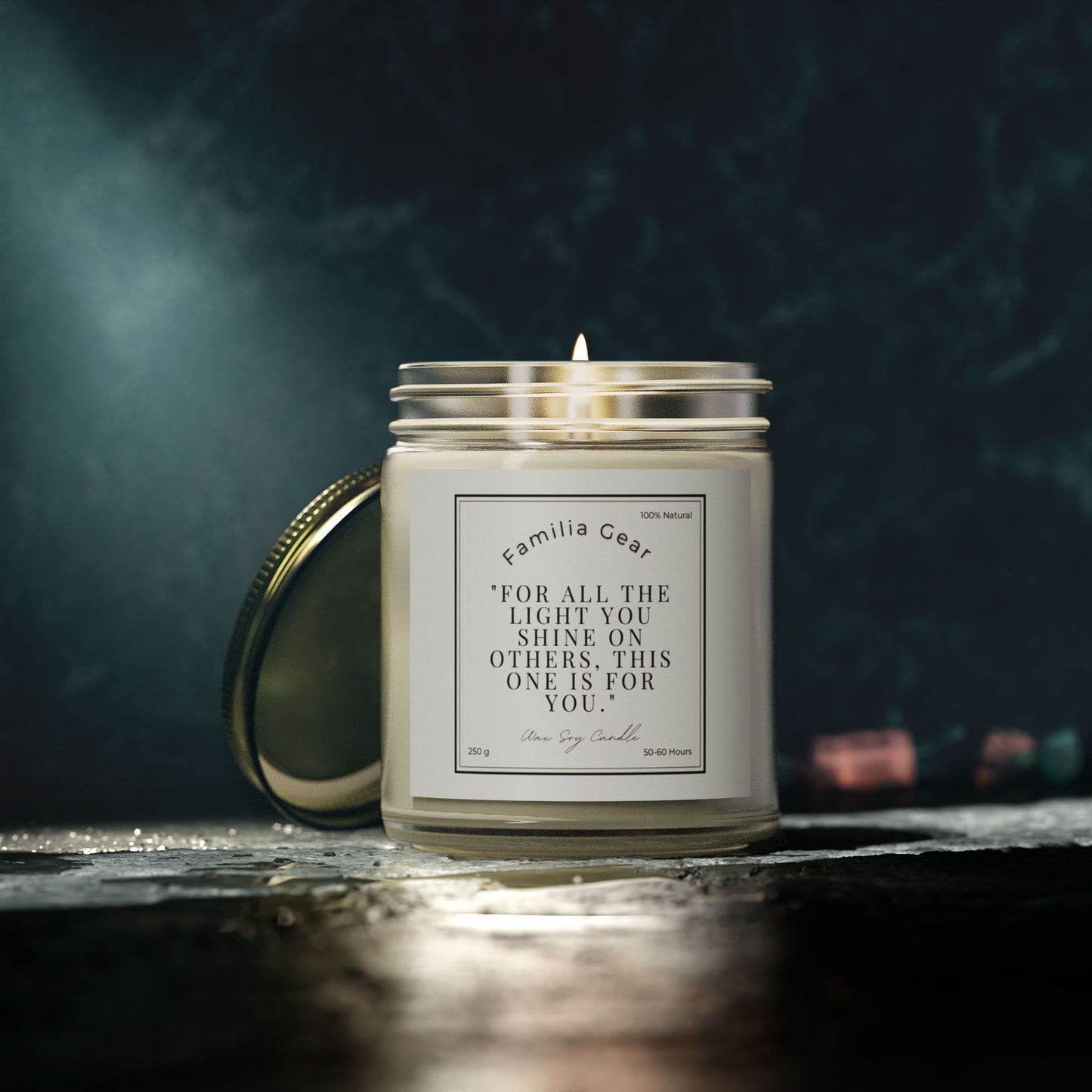 Scented Candle Coconut Apricot, Mother Day Gift, Mama Gift, Grandma Gift, Birthday Present, Gift for Her, Anniversary Gifts
