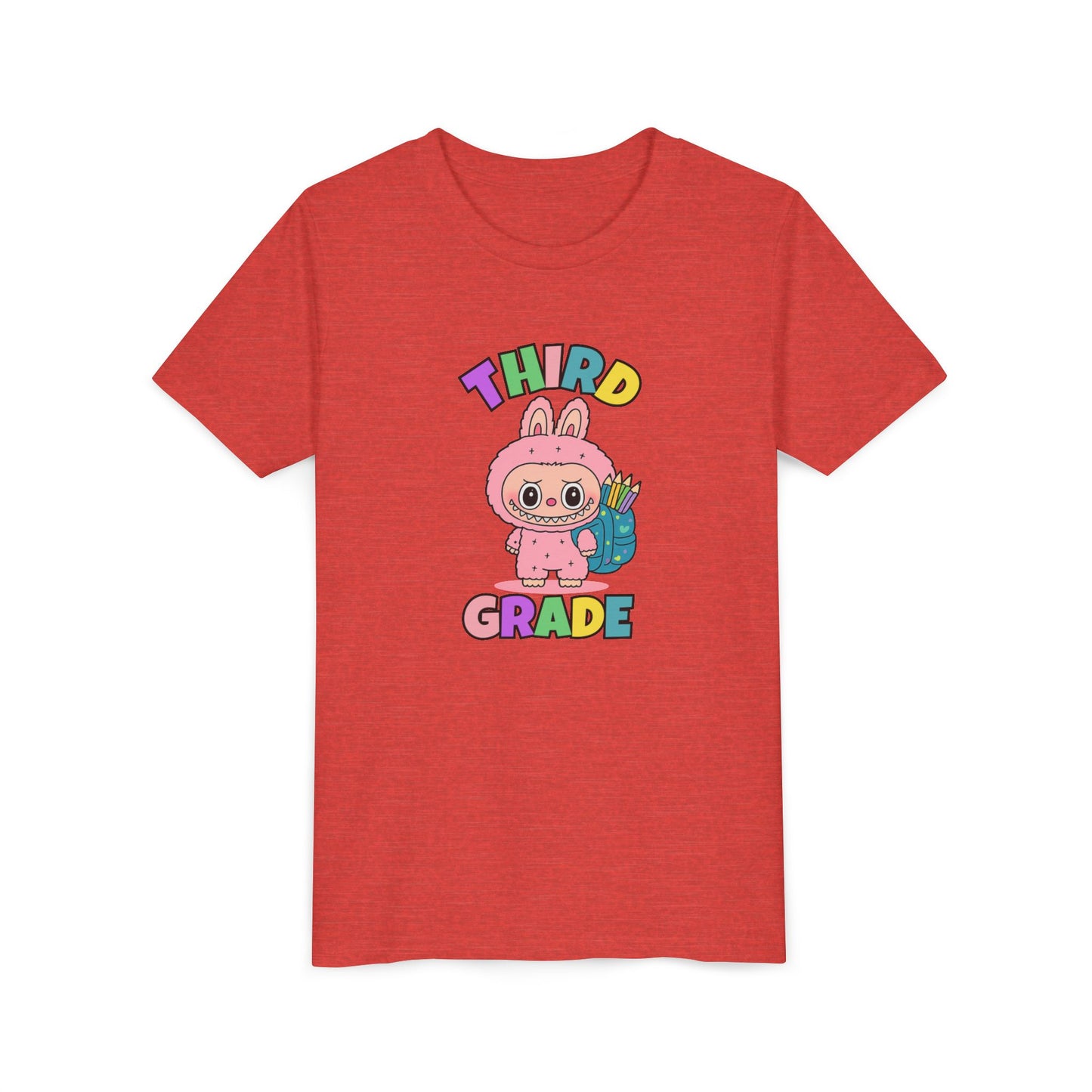 Personalized Back to School Shirt Labubu Grade Tee Birthday Gift Cute School T-shirt