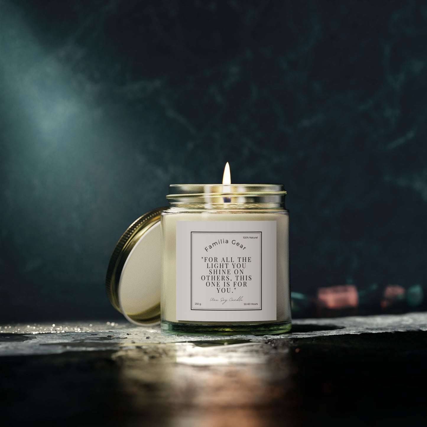 Scented Candle Coconut Apricot, Mother Day Gift, Mama Gift, Grandma Gift, Birthday Present, Gift for Her, Anniversary Gifts