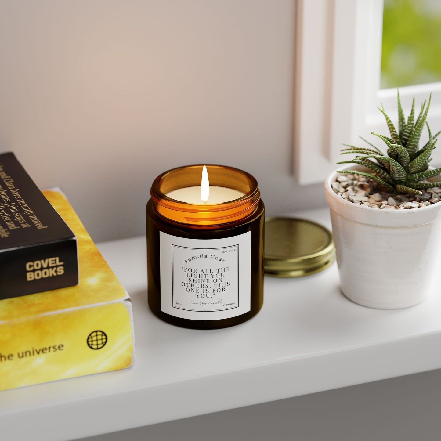 Scented Candle Coconut Apricot, Mother Day Gift, Mama Gift, Grandma Gift, Birthday Present, Gift for Her, Anniversary Gifts