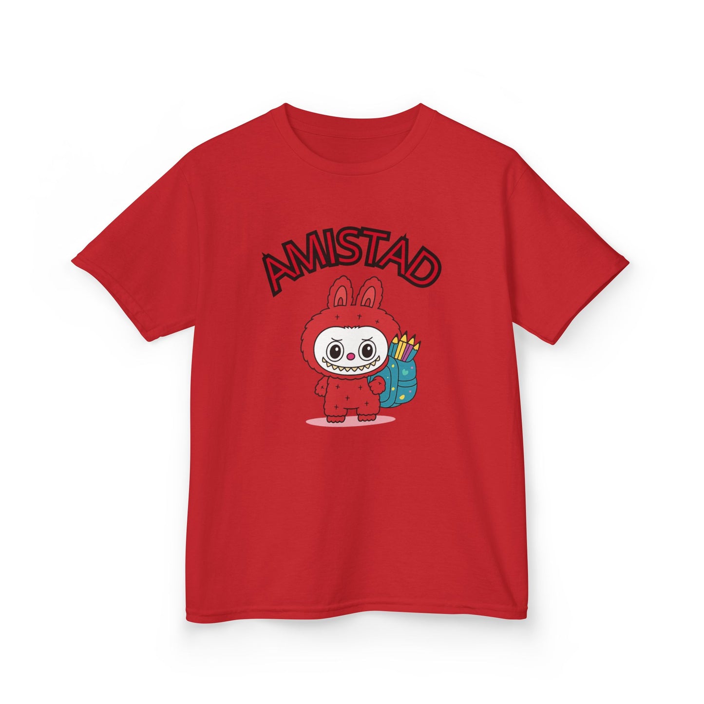 Amistad Kids Tee - Cute Animal Design, Children's Cotton Shirt, Gift for Kids, Back to School Apparel, Birthday Shirt