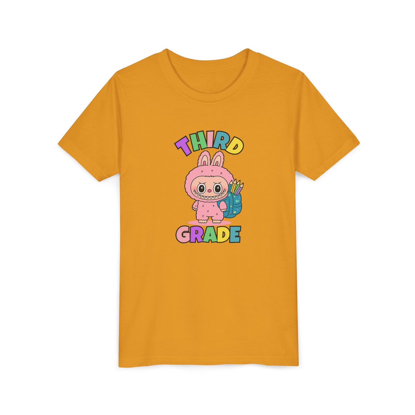 Personalized Back to School Shirt Labubu Grade Tee Birthday Gift Cute School T-shirt