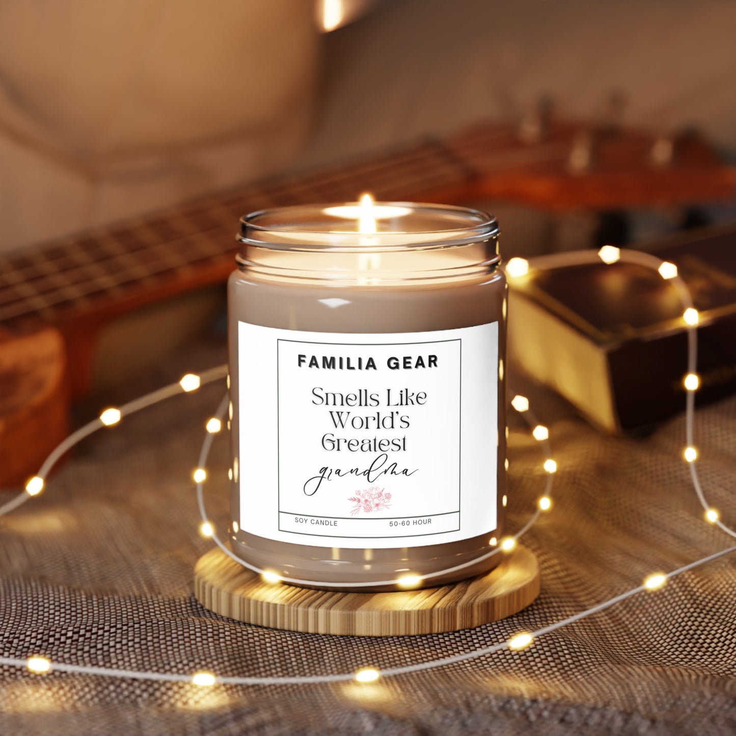 Scented Candle - Grandma Gift and Spa Gift Set, Birthday Present, Anniversary Gift, Gift for Her, Scented Candle, Retirement, Custom Gift for Grandma