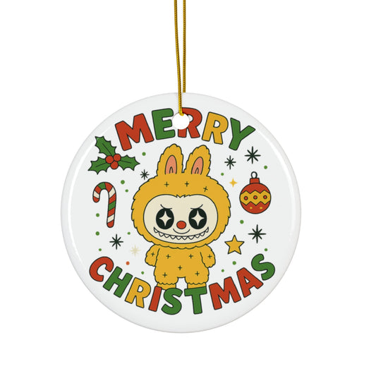 For the Quirky Holiday Decor Lover Labubu Christmas Ornament Holiday Gift