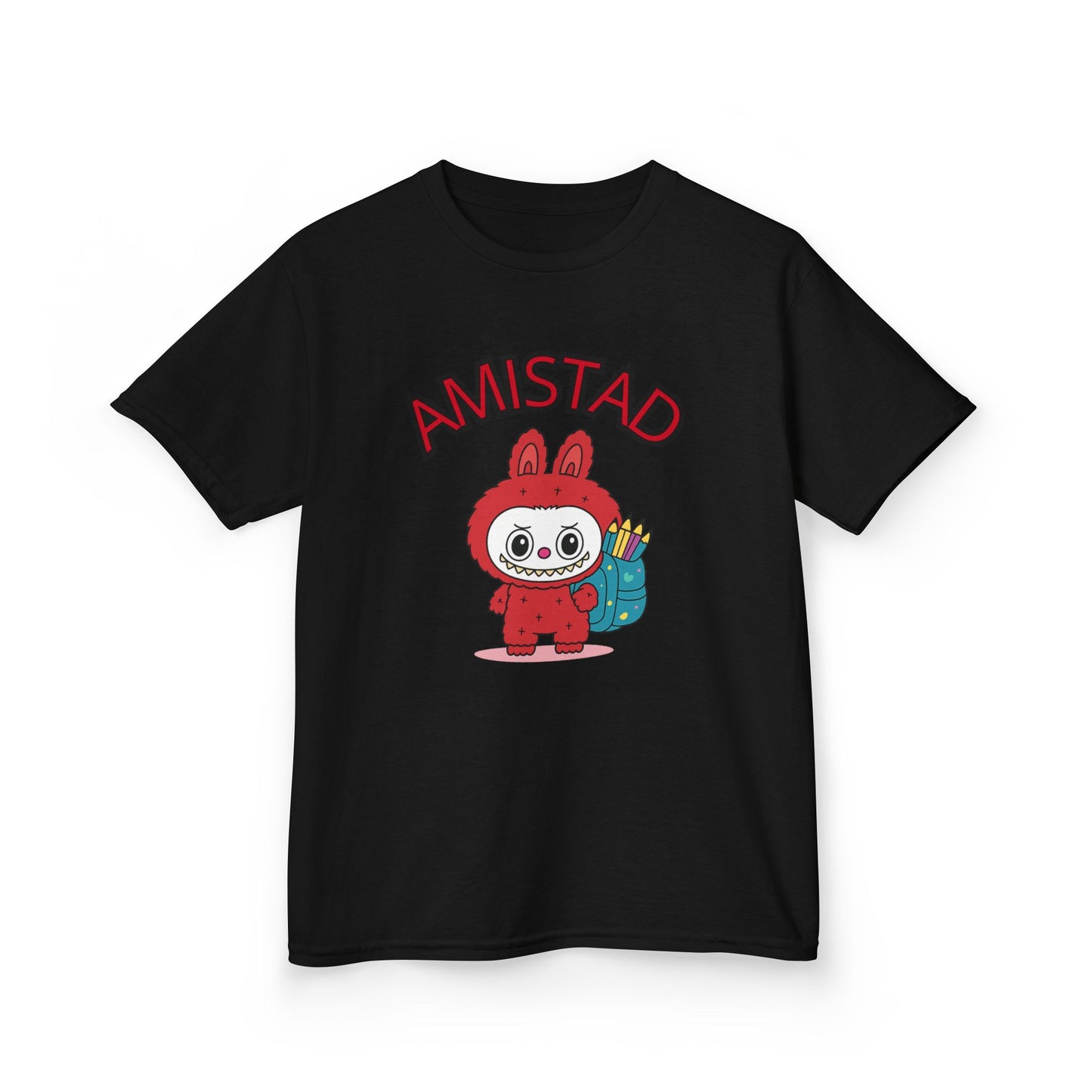 Amistad Kids Tee - Cute Animal Design, Children's Cotton Shirt, Gift for Kids, Back to School Apparel, Birthday Shirt