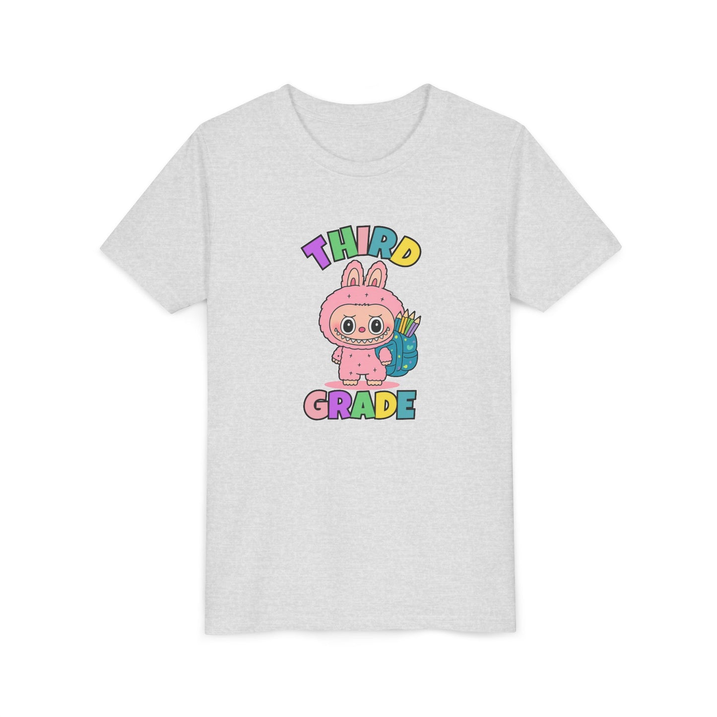 Personalized Back to School Shirt Labubu Grade Tee Birthday Gift Cute School T-shirt