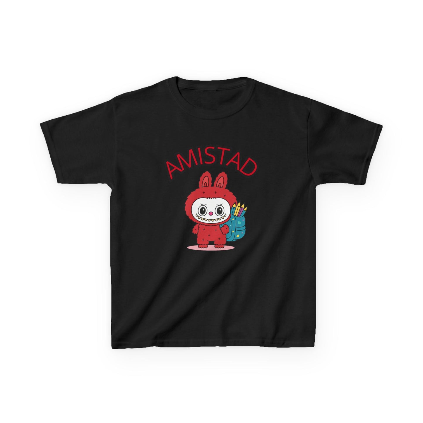 Amistad Kids Tee - Cute Animal Design, Children's Cotton Shirt, Gift for Kids, Back to School Apparel, Birthday Shirt