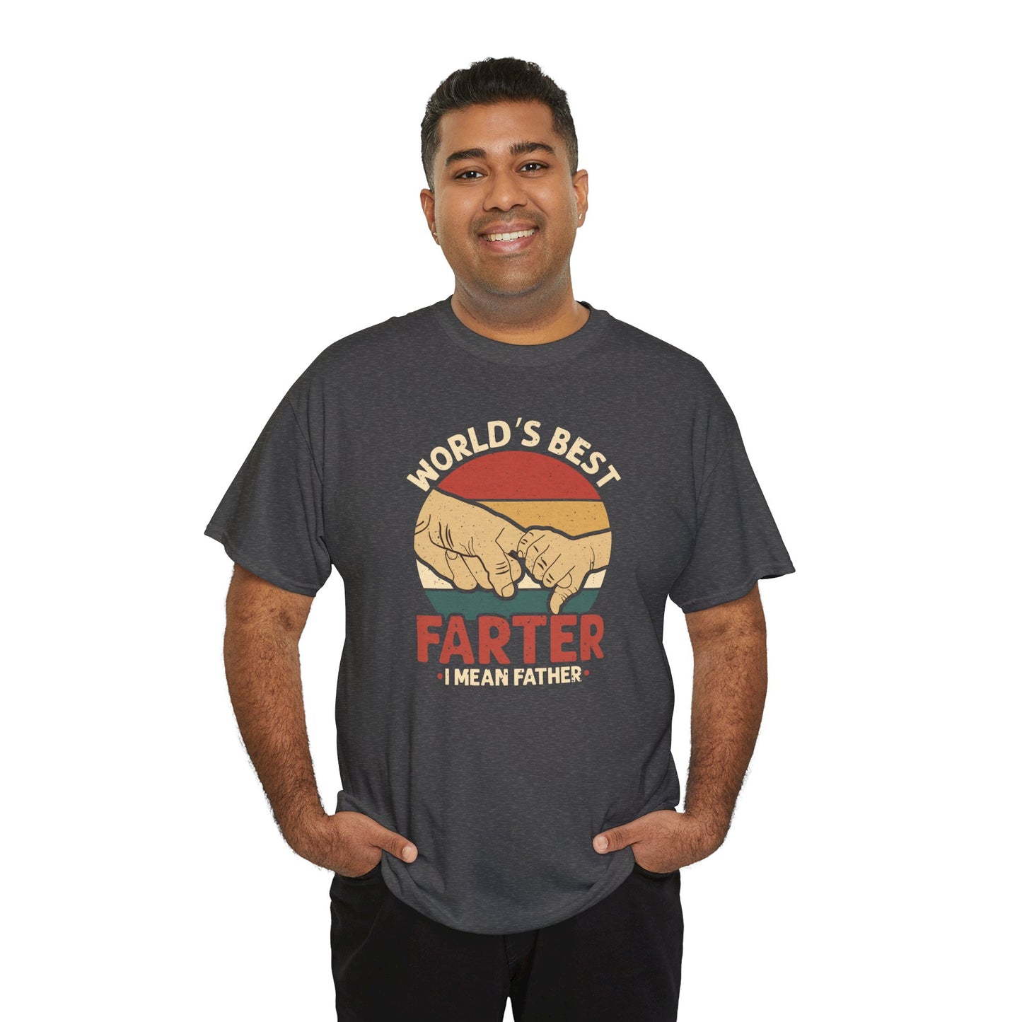 Funny Dad T-Shirt - World's Best Farter Tee - Father's Day Shirt Gift for Him