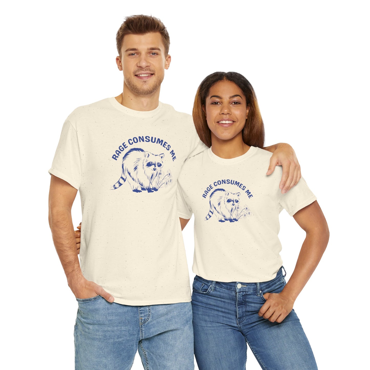 Rage Consumes Me T-Shirt, Gift for Him, Birthday Present, Funny Shirt for Him, Sarcastic Tee, Raccoon Shirt