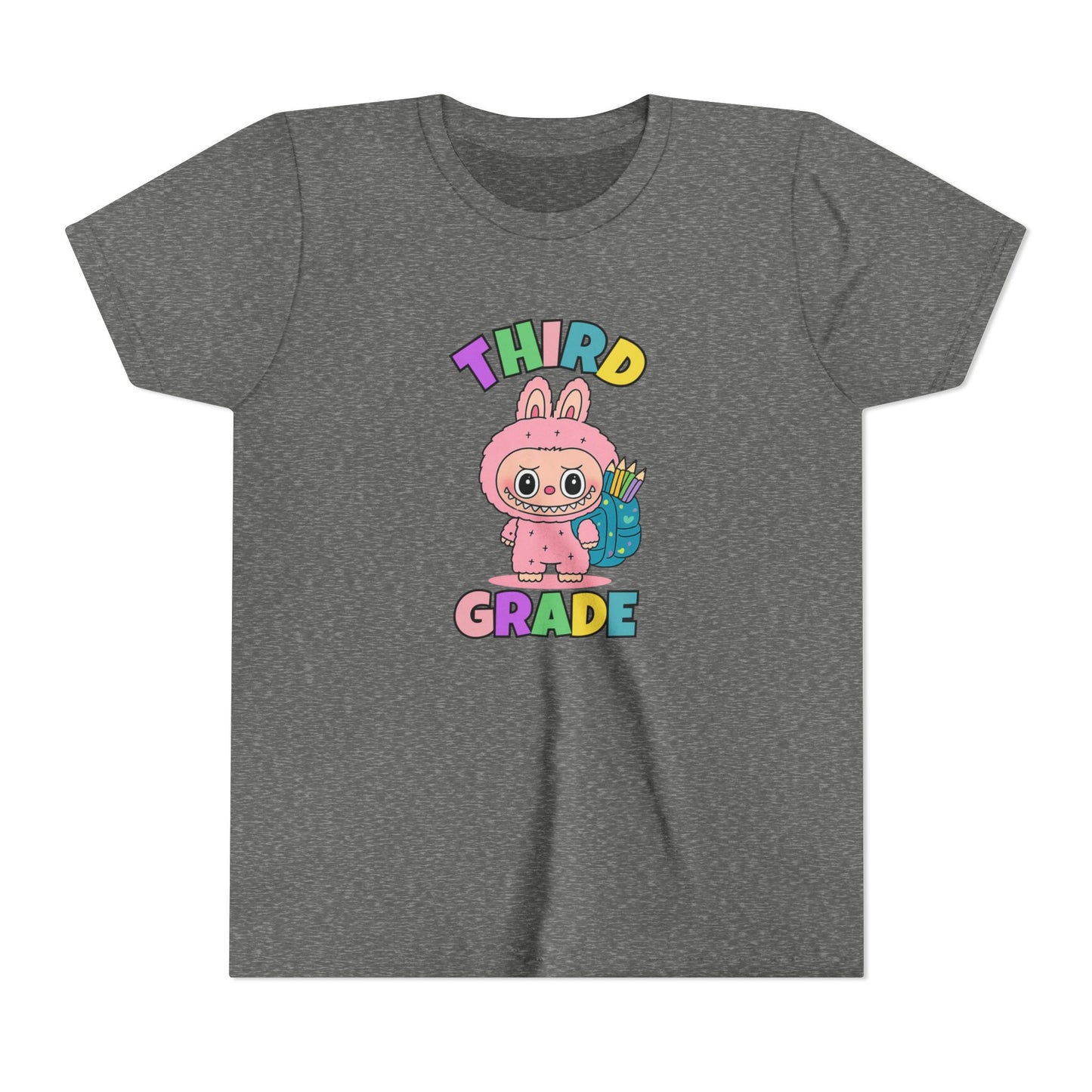 Personalized Back to School Shirt Labubu Grade Tee Birthday Gift Cute School T-shirt