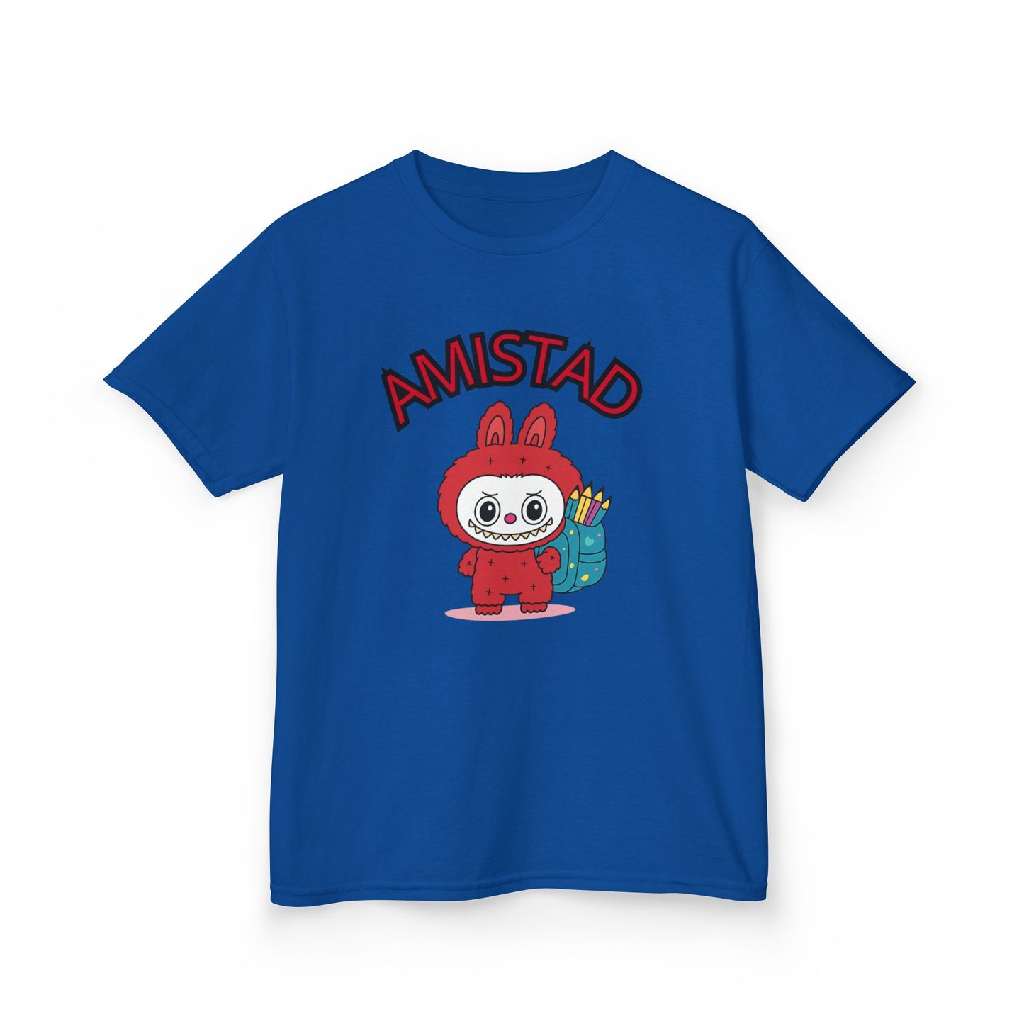 Amistad Kids Tee - Cute Animal Design, Children's Cotton Shirt, Gift for Kids, Back to School Apparel, Birthday Shirt