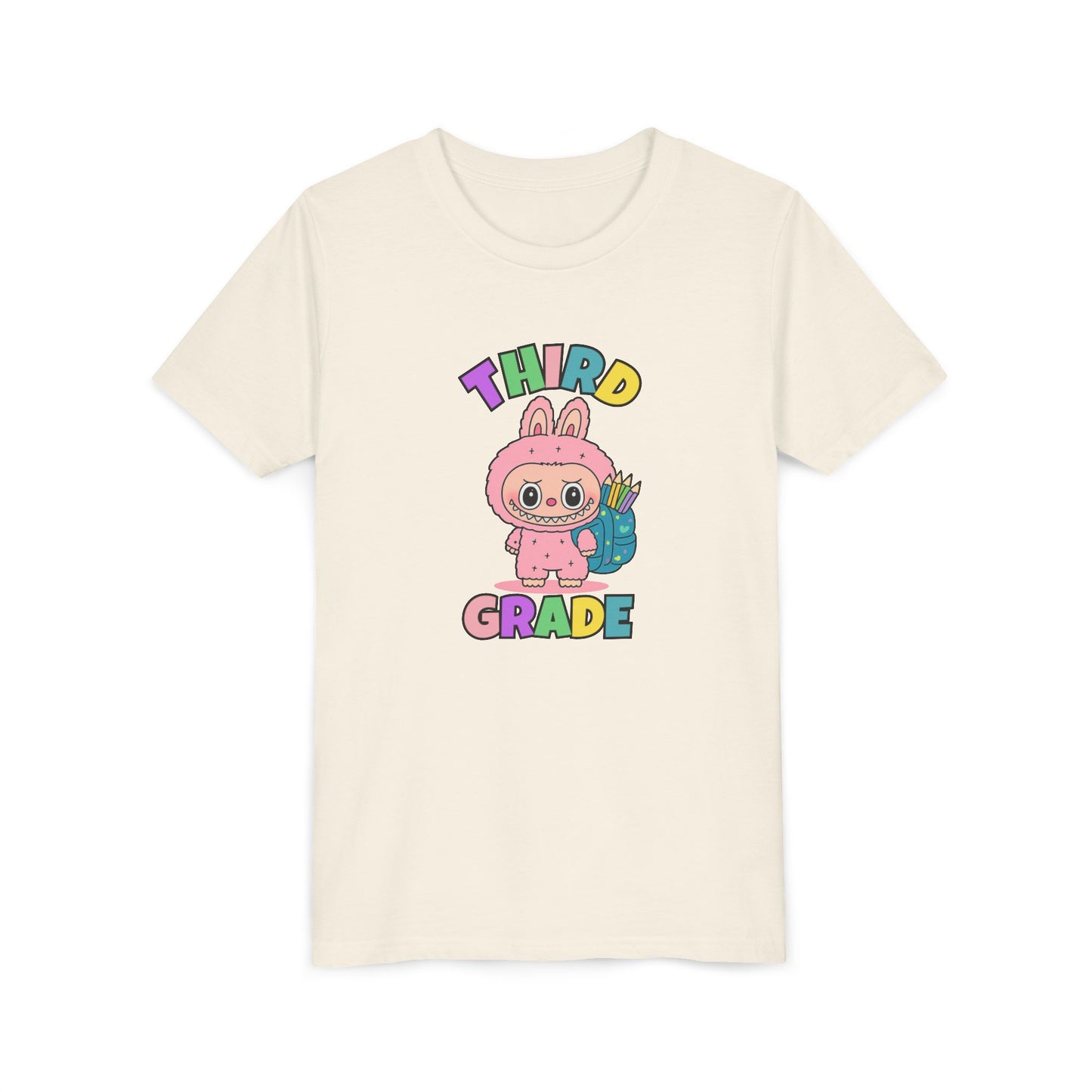 Personalized Back to School Shirt Labubu Grade Tee Birthday Gift Cute School T-shirt