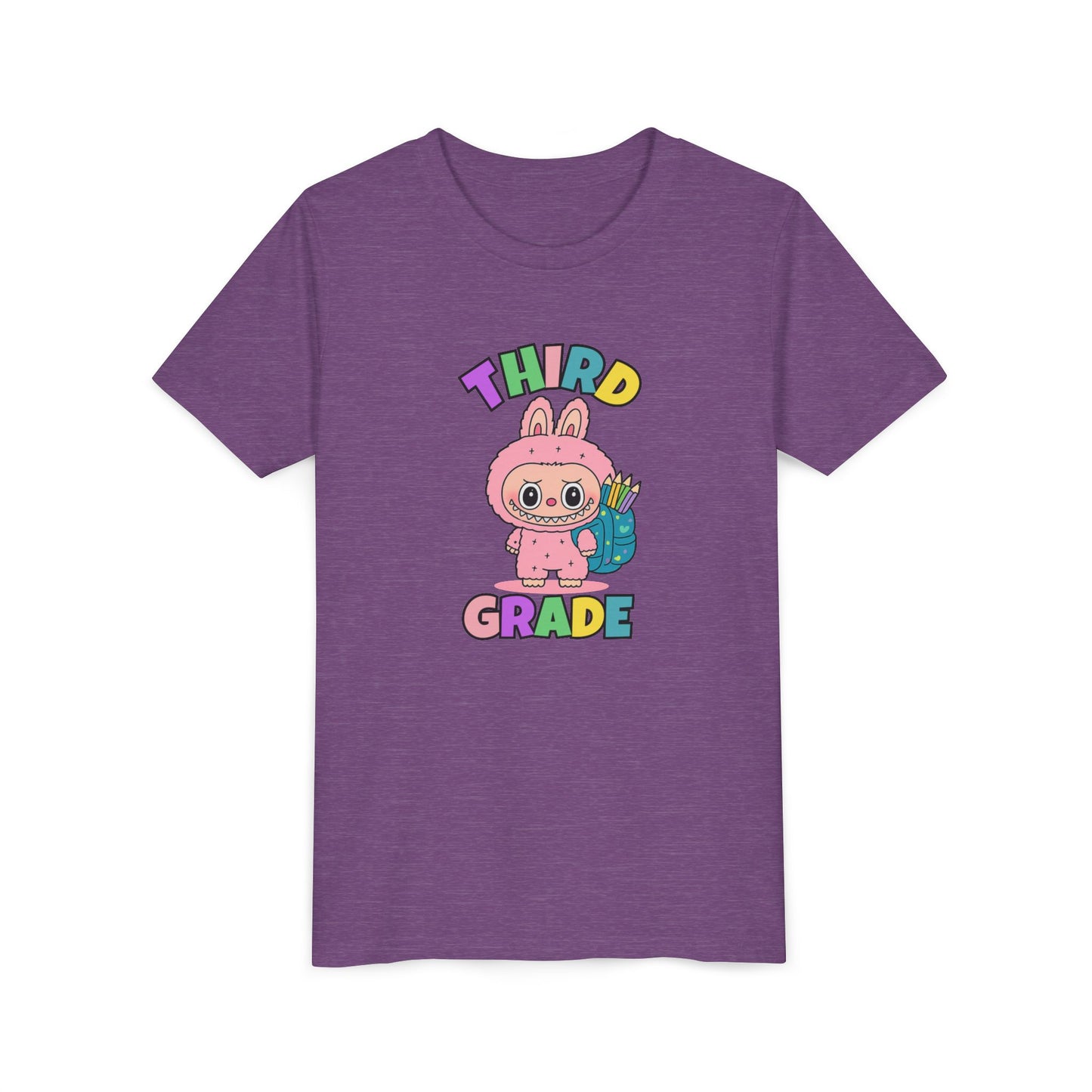 Personalized Back to School Shirt Labubu Grade Tee Birthday Gift Cute School T-shirt