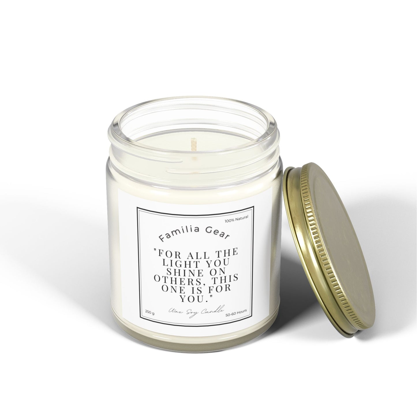 Scented Candle Coconut Apricot, Mother Day Gift, Mama Gift, Grandma Gift, Birthday Present, Gift for Her, Anniversary Gifts