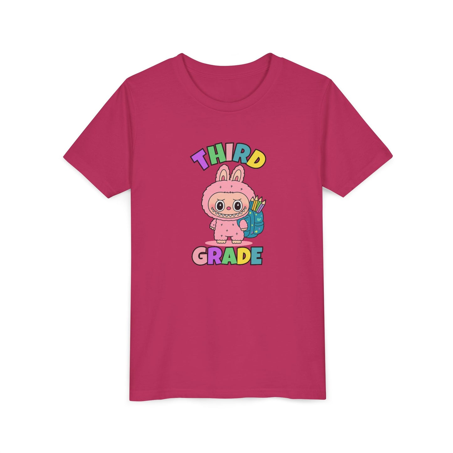 Personalized Back to School Shirt Labubu Grade Tee Birthday Gift Cute School T-shirt