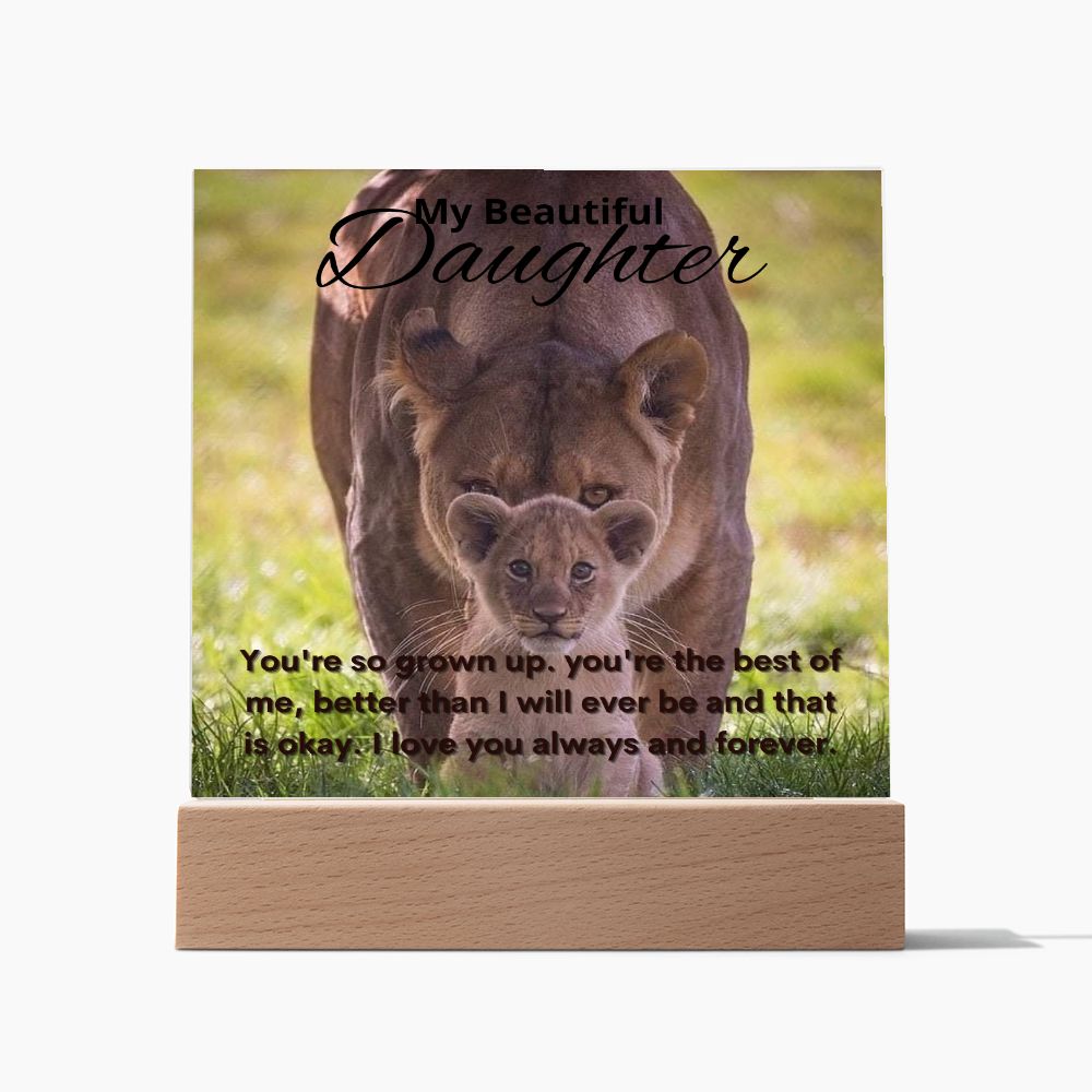 My Beautiful Daughter Acrylic Plaque