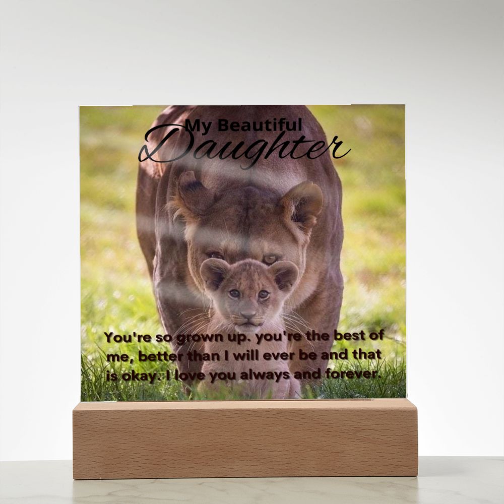 My Beautiful Daughter Acrylic Plaque