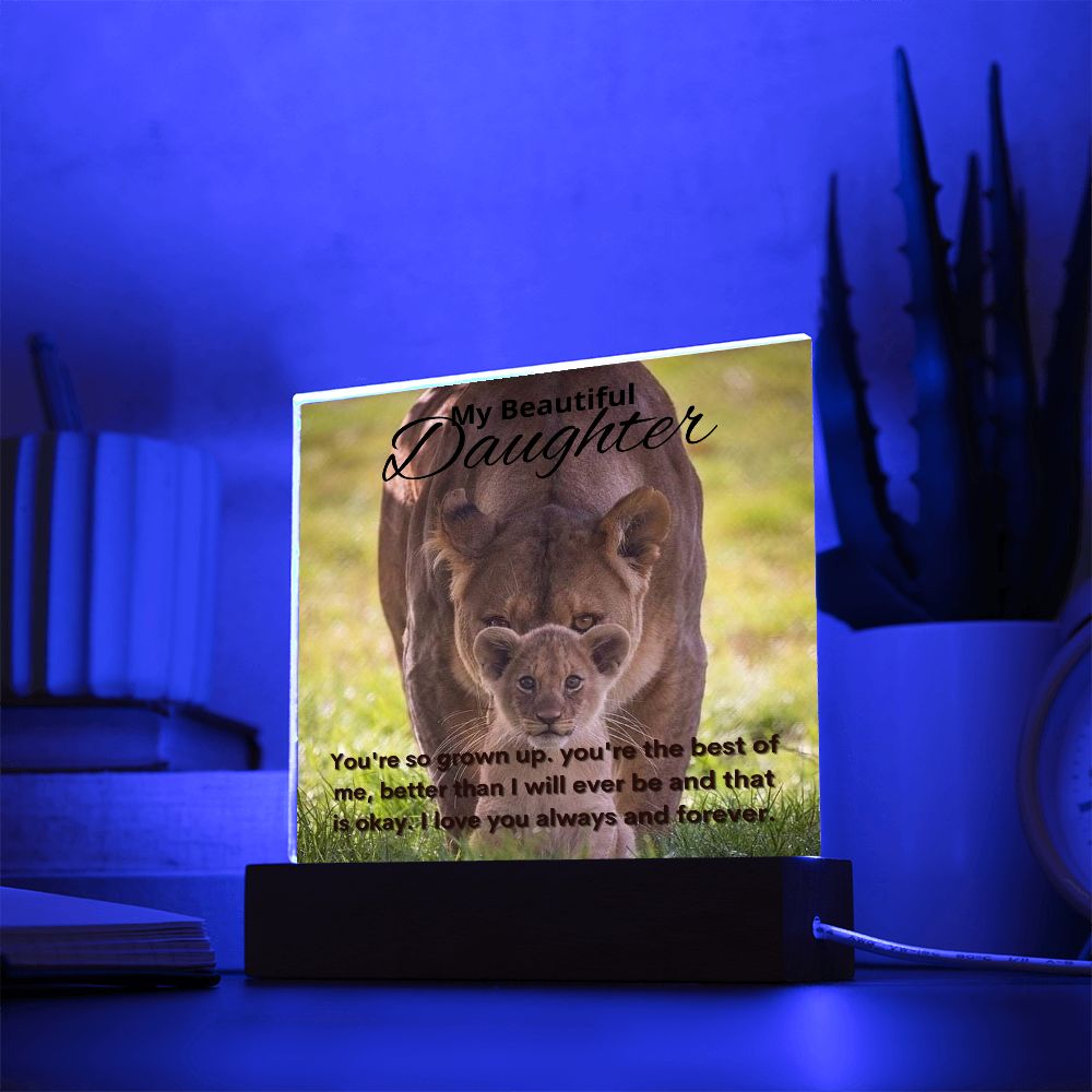 My Beautiful Daughter Acrylic Plaque
