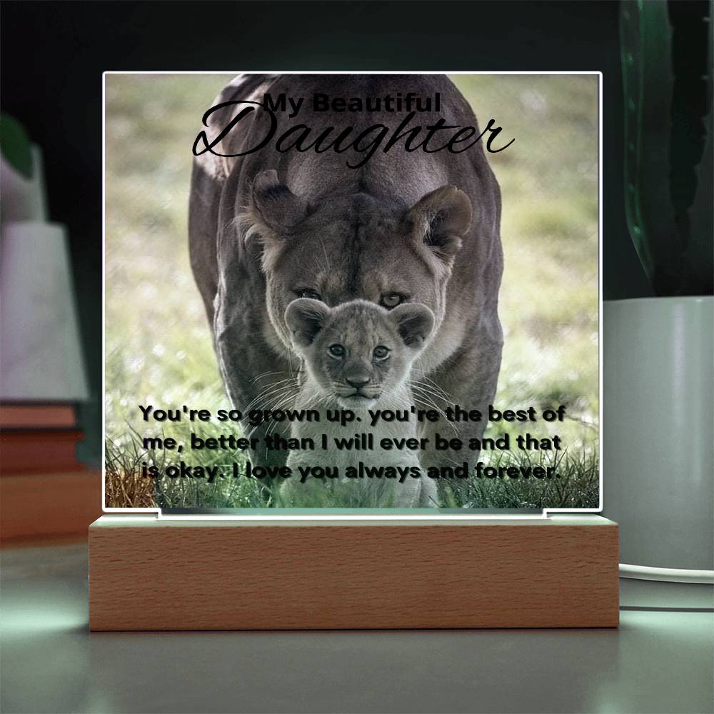My Beautiful Daughter Acrylic Plaque