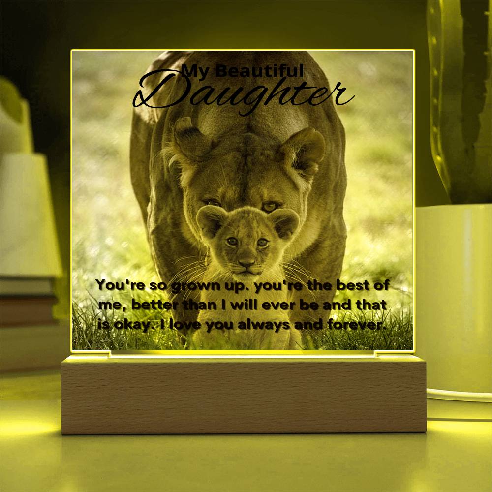 My Beautiful Daughter Acrylic Plaque
