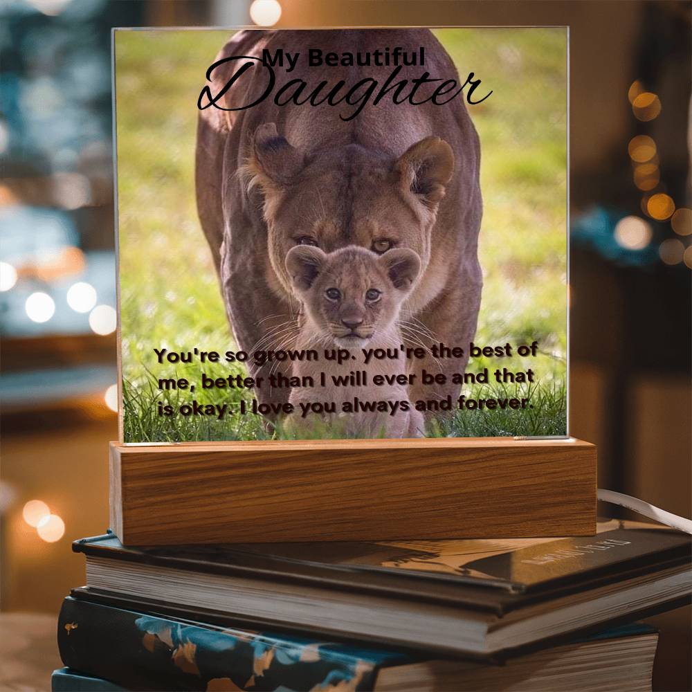My Beautiful Daughter Acrylic Plaque