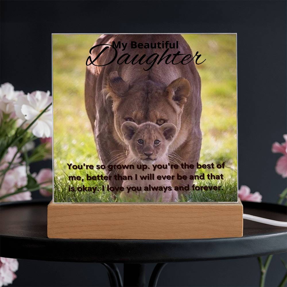 My Beautiful Daughter Acrylic Plaque