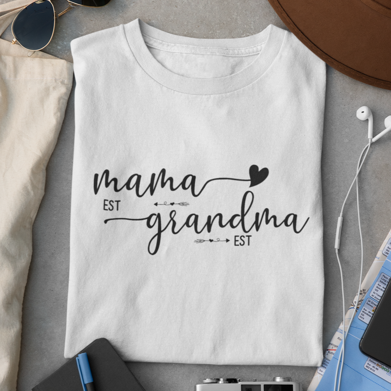 Mother's Day Tee, Custom Mama Gift, Cute Grandmothers Gift, Mamas Gift, Mother Day Gift, Birthday Gift, Anniversary Gift