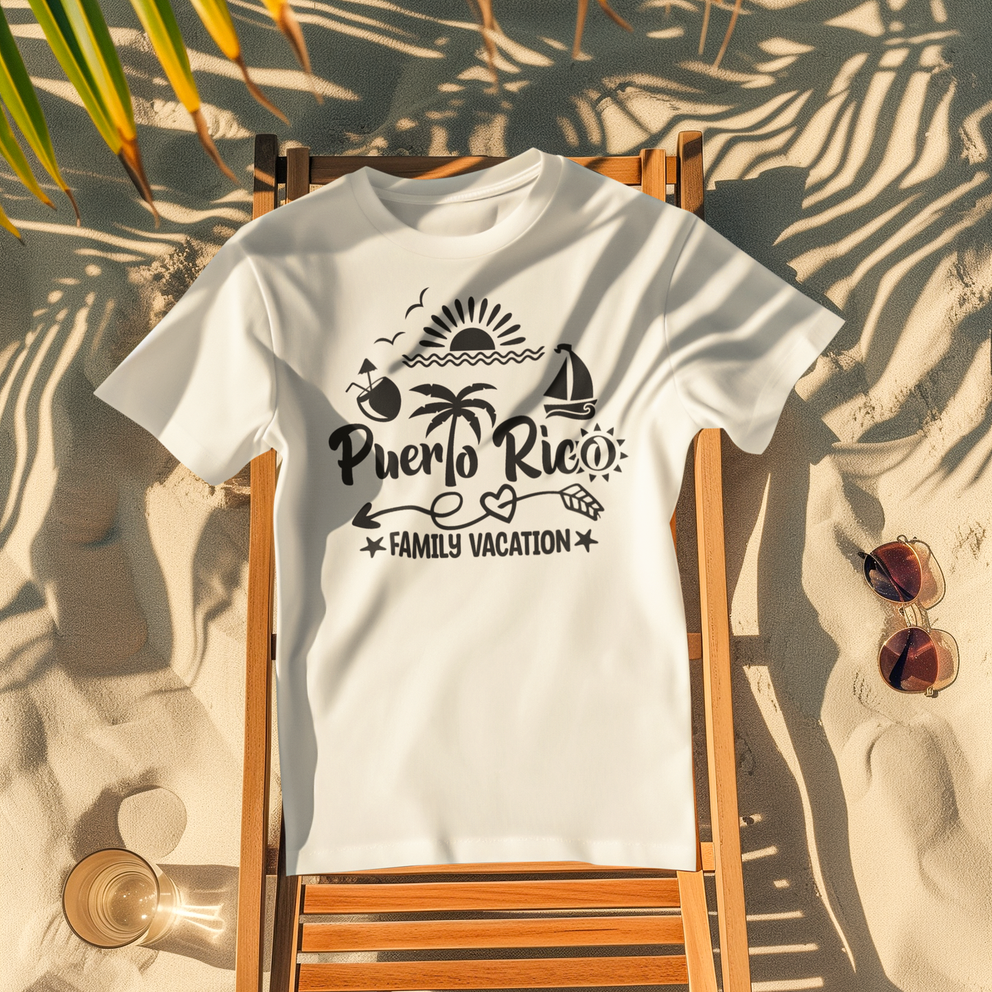 Custom Puerto Rico Family Vacation T-Shirt, 2025 Puerto Rican Vacation, Family Trip Shirt, Vacation Shirt, Family Matching, Family Reunion, Group Vacation Shirt