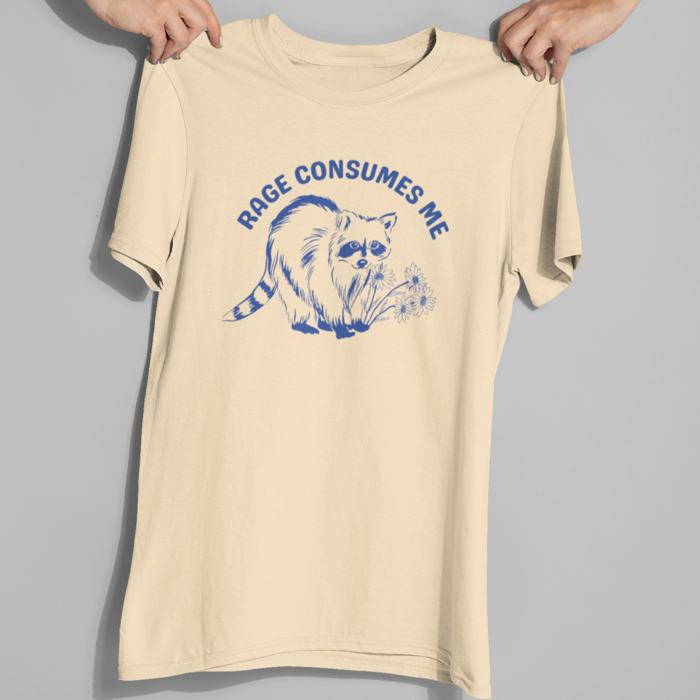 Rage Consumes Me T-Shirt, Gift for Him, Birthday Present, Funny Shirt for Him, Sarcastic Tee, Raccoon Shirt