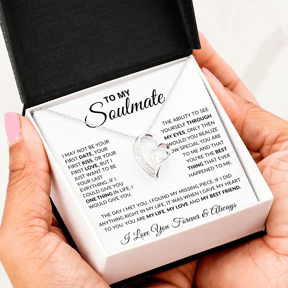 To My Soulmate- Forever Love Necklace