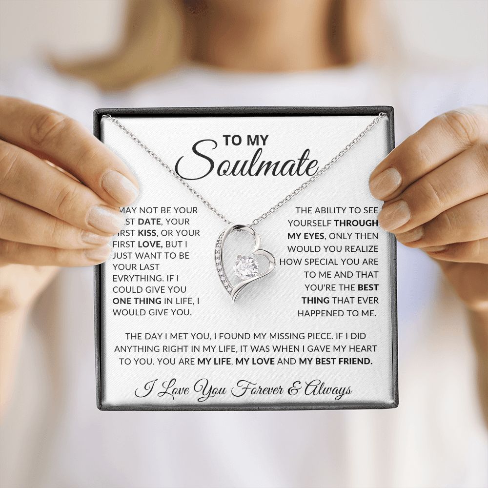 To My Soulmate- Forever Love Necklace