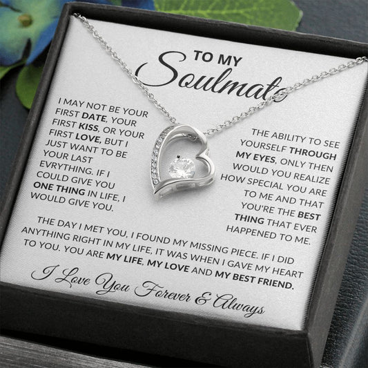 To My Soulmate- Forever Love Necklace